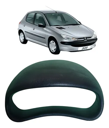 Moldura Painel Velocimetro Peugeot 206 Feline 2005 (usado)