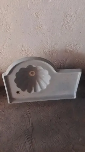 Pia de Canto Cinza com Cuba Decorada - Compacta e Prática