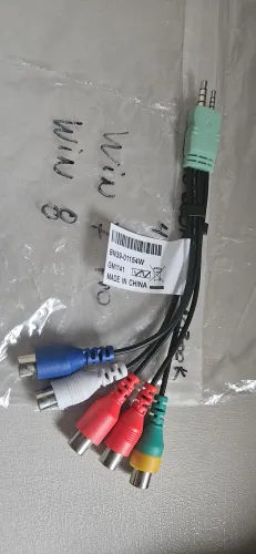 Cabo Componente Adaptador AV para Smart TV LED Samsung D8000