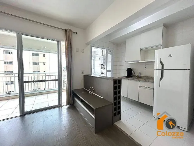 Apartamento com 1 dormitório para alugar, 50 m² condômino Tempo Bello