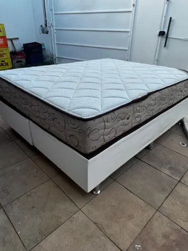 Cama box queen ortobom pro saúde 