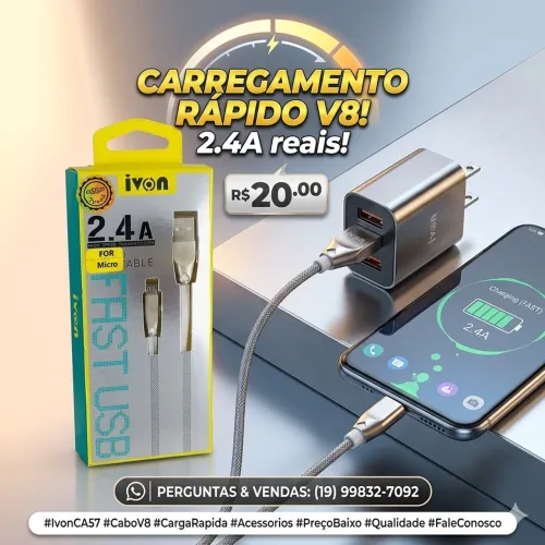 Cabo v8 usb