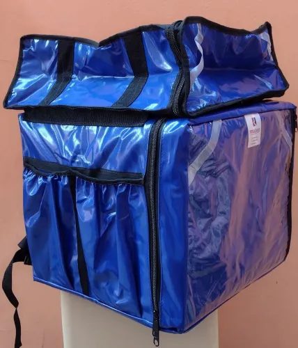 Mochila pizza 45cm nova térmica parte superior entregamos