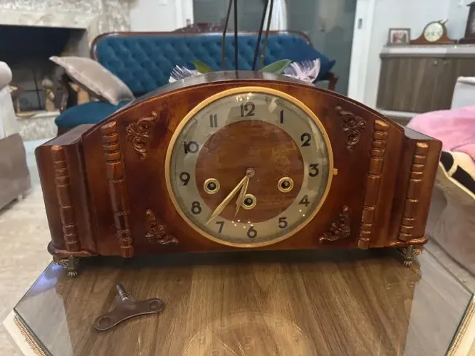 Relógio carrilhão de mesa Junghans + vídeo