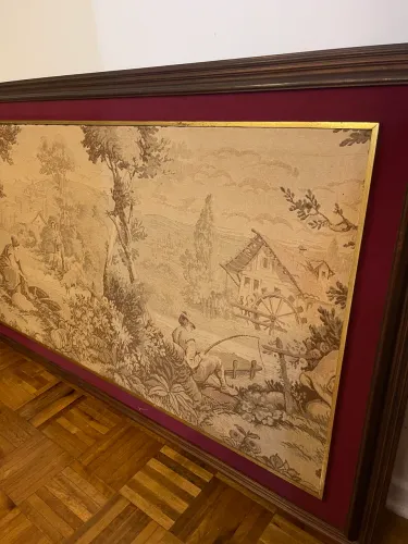 Quadro Tapeçaria Industrial - Estilo Gobelin
