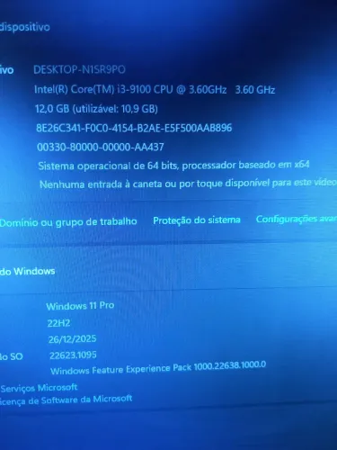 Computador core i3 9100 nona geração completo
