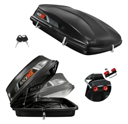 Bagageiro de teto Rackbox 360L - R$1.100