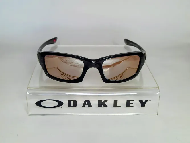 Óculos Oakley New Fives Squared Grey Smoke nas Titanium 