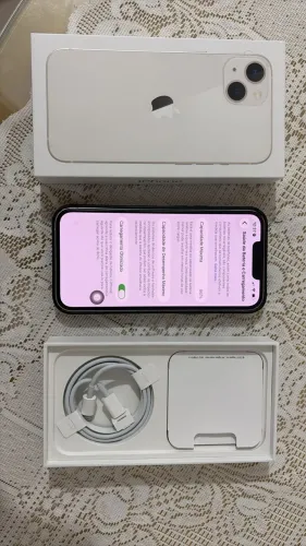 iPhone 13 256GB Estelar - Na Caixa - Bateria 86% - Único Dono