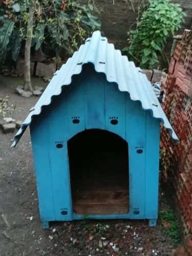 Casinha pra cachorro, tamanho grande.
