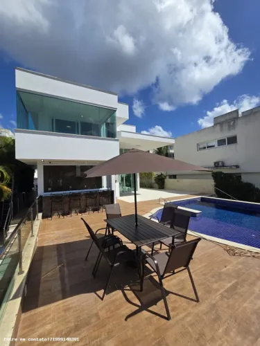Casa em Condomínio para Locação em Salvador, Alphaville I, 4 dormitórios, 4 suítes, 6 banh