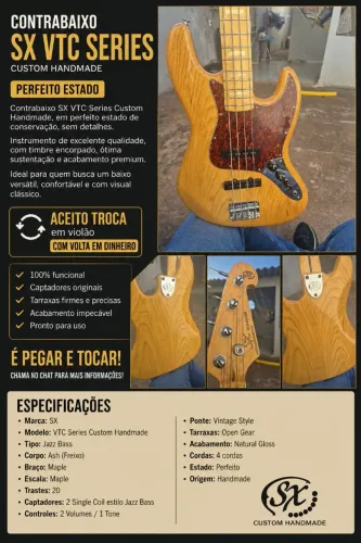 Contra Baixo SX 4 CORDAS
