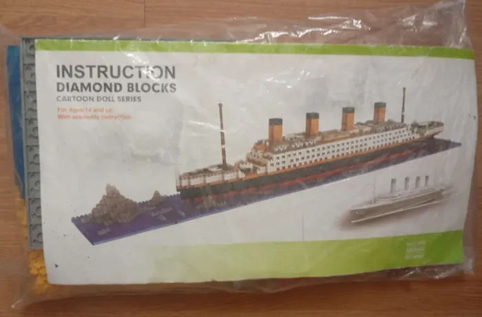 Titanic blocos de montar