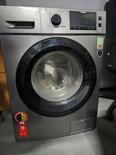 Lavadora de Roupas Midea 11Kg Cesto Inox Storm Wash Inverter Grafite LFA11x1 110V
