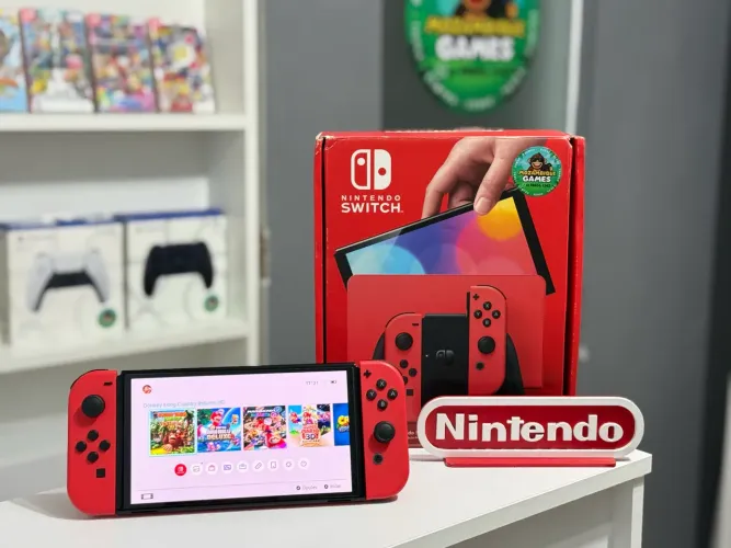 Nintendo Switch Oled Desbloque@do ( Loja Física )