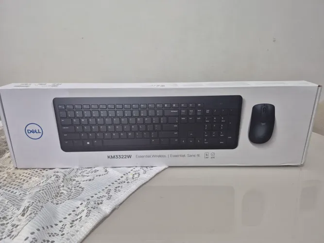 TECLADO E MOUSE DELL SEM FIO - CAIXA LACRADA