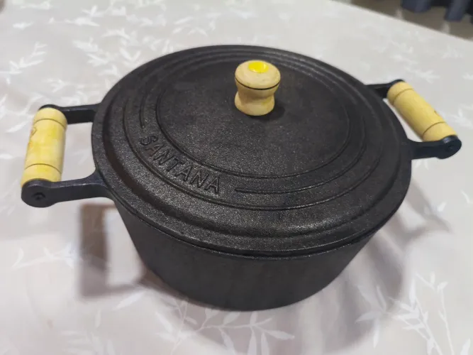 Panela de Aço Fundido Santana - 24cm 4,1 litros