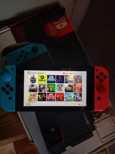 Nintendo swtch v1 desbloqueado 256gb