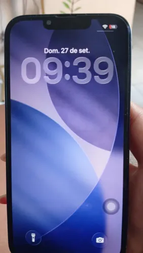 iphone 14 normal, bateria em 84%, funcionando perfeitamente, nunca foi trocado nada
