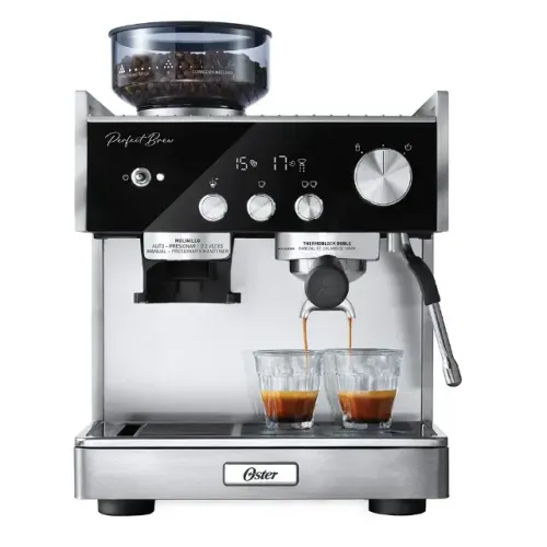 Cafeteira Espresso Oster (com moedor) Perfect Brew Máxima- BVSTEM7400-220v -Nova
