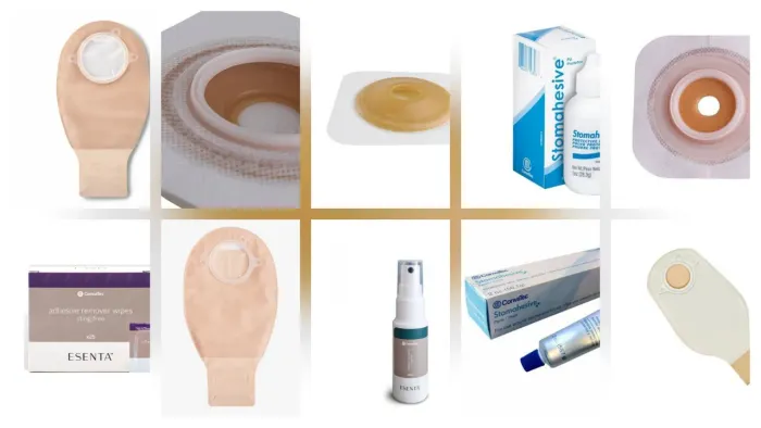Produtos colostomia / ileostomia / estomia convatec bolsa, pó, barreira, placa pomada