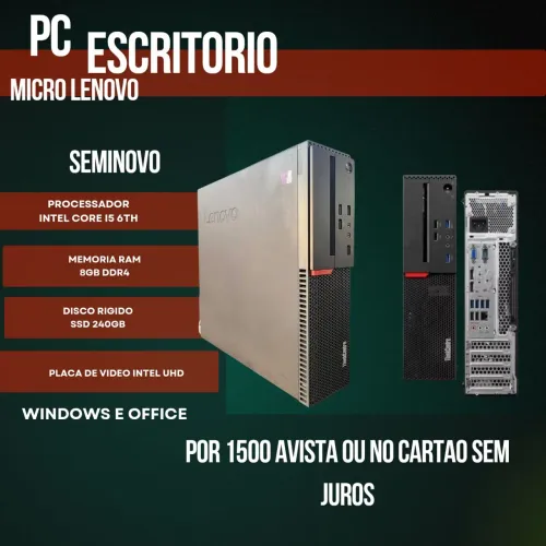 Pc de escritório alto desempenho