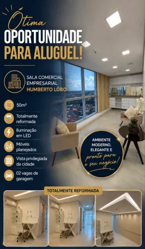 SALA COMERCIAL 50m2 EMPRESARIAL HUMBERTO LOBO