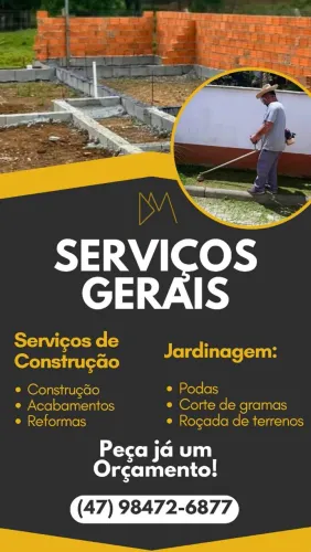 Serviços gerais.