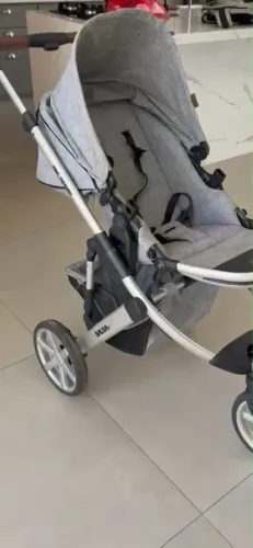 CARRINHO DE BEBÊ ABC DESIGN SALSA CINZA