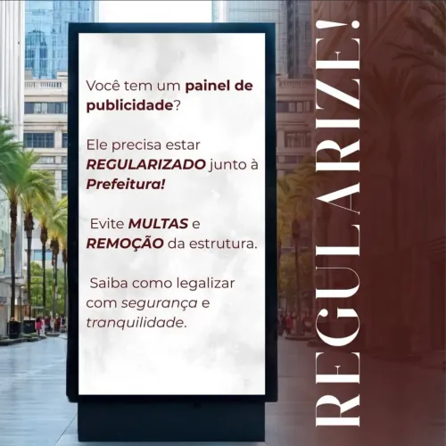 Regularização de imóveis - seu letreiro dentro da lei!