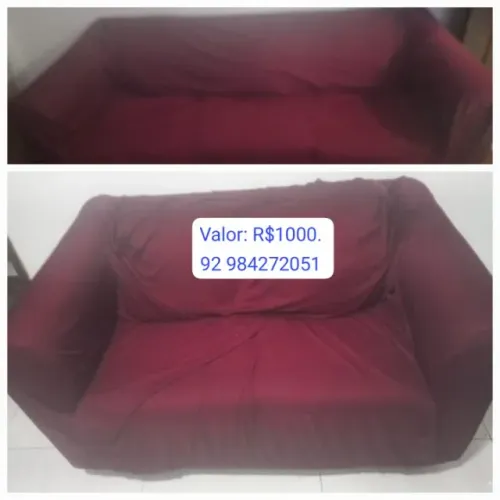 sofás com 2 e 3 lugares à venda. NÃO FAÇO ENTREGA. valor dos dois sai por R$ 1000. 