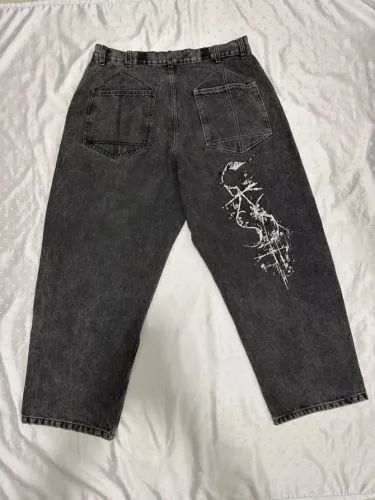 Calça Class preta jeans (tamanho 46)