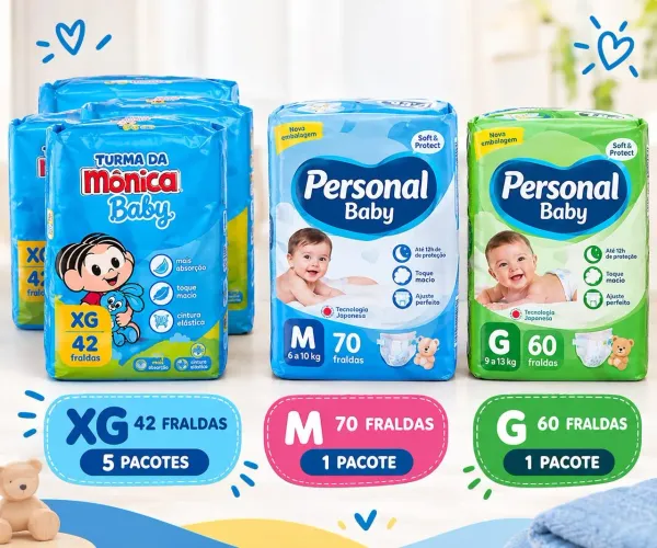 ? FRALDAS DESCARTÁVEIS INFANTIS À VENDA! ?