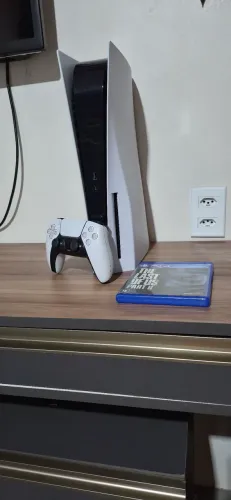 VENDO PS5 FAT+ JOGO FÍSICO+ CAIXA+ LEITOR DE DISCO.