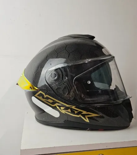 Capacete Norisk Viper Fib. de Carbono Tam 58 +Jaqueta Texx Sniper 52+Bota X11 Race Tam. 41