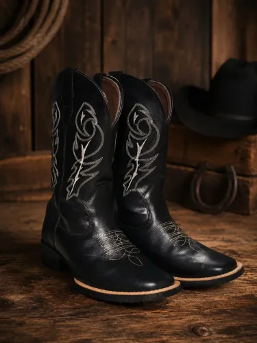 BOTA TEXANA PRETA ? TAMANHO 41/42