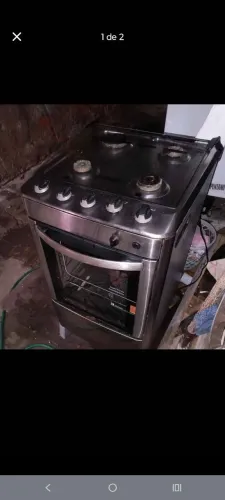 FOGÃO INOX SEMINOVO