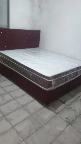 CAMA QUEEN BASE BOX BAÚ BIPARTIDO