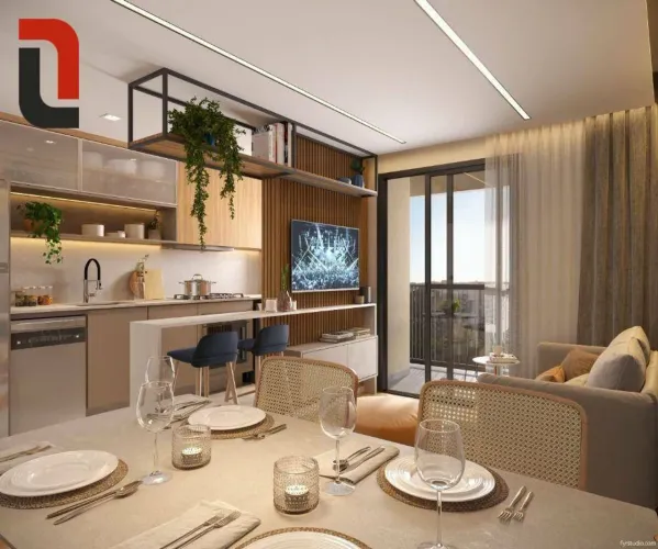 Meo Hauer Apto 63m² 2 quartos, sacada gourmet e 1 vaga