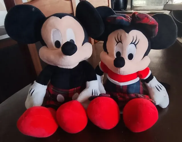 Mickey e Money pelúcia original Disney europeu