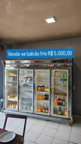 Balcão Frio gelopar 4 portas