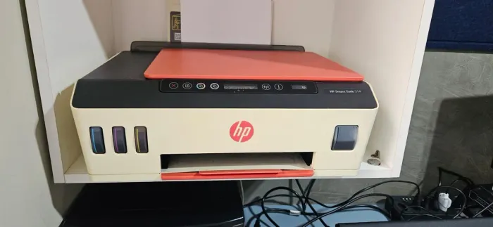 Impressora Multifuncional Colorida HP Smart Tank 514. Usada mas funcionando perfeitamente