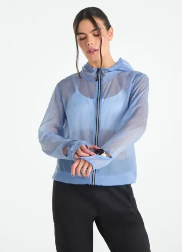 Casaco corta vento feminino Track e Field Original Novo