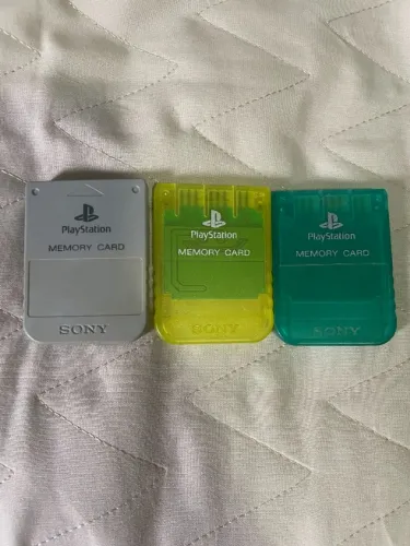 Memory Card Cinza, Verde e Verde Limão
