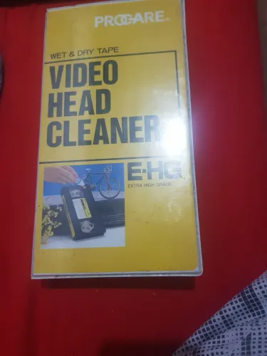 Limpador de cabeçote de video cassete