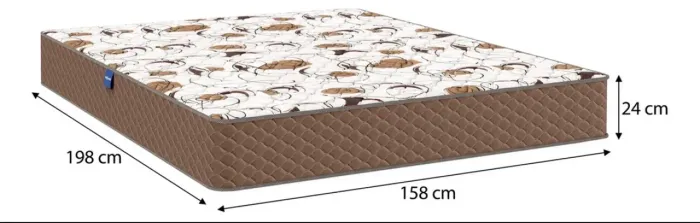 Colchão Queen 158cm X 24cm X 198cm  1 semana de uso 