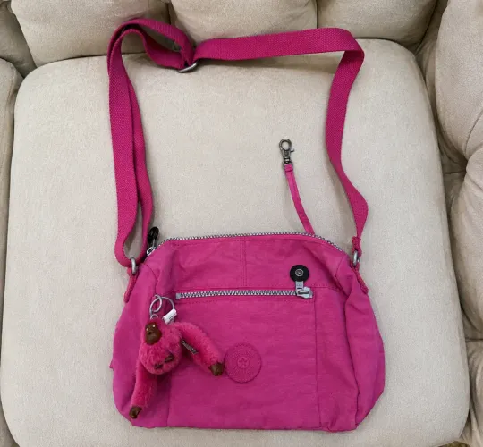 bolsa kipling wes rosa