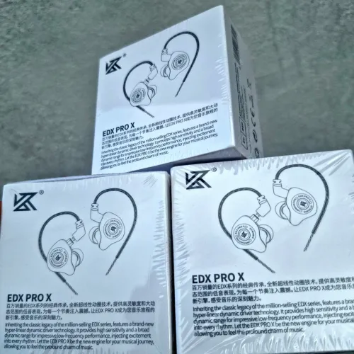 Fone KZ EDX Pro X com Microfone In-Ear Monitor Retorno Original