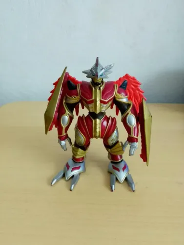 Digimon BurningGreymon - Bandai - D real - detalhe