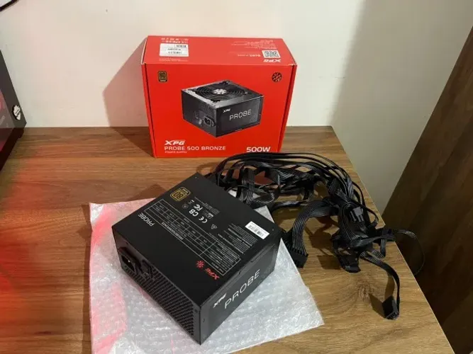 Fonte XPG 500w, 80 plus Bronze, PCF ativo